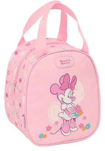 Safta MINNIE MOUSE BABY - Bolso Portameriendas, Portatodo, Calidad y Máxima Resistencia, Porta Comida, Recreo, 19x14x22 cm