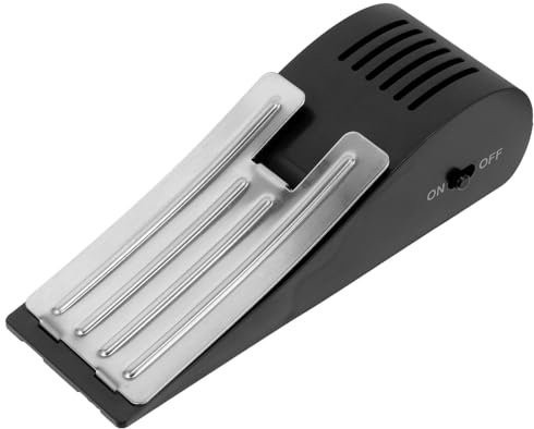 Holibanna Alarme de Porte Butée Coulissante Robuste et Antidérapante, Cale Portable pour Chalet, Garage, Usage Intérieur et Extérieur