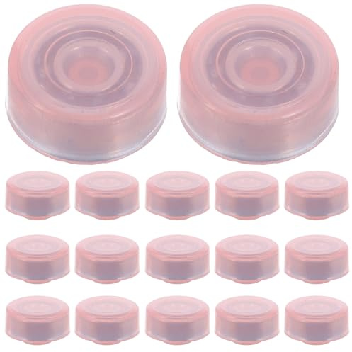 JEWEDECO 20pcs Hairpin Accessories Windmill Hair Pin Part Pink Iron Bearing Base with Rotating Mechanism Adds Stability for Crafting and Weddings DIY Material