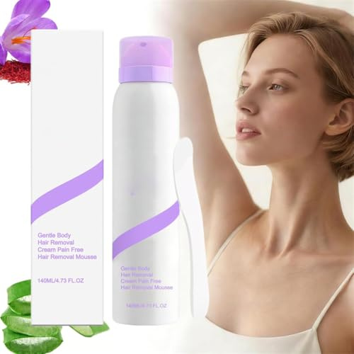 Cloud Sense Hair Removal Mousse,Cloud Sense Smooth Hair Removal Spray,Bikini Pain-Free Hairs Removal Cream,Quick & Effective HairRemoval, for Sensitive Skin Facial Intimate (Spray*1)