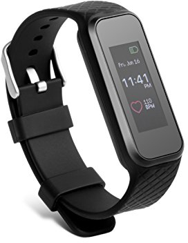 Technaxx Fitness Armband Heart Rate TX-81 mit Touch-Display Überwachung von Puls, Fitness, Schlafphasen Erinnerungen, Anrufe, SMS, E-Mail,Smart Fitness Tracker Herzfrequenzmesser Aktivitätstracker