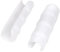 Lot de 20 clips de fixation pour tige de serre en film plastique blanc 32 mm