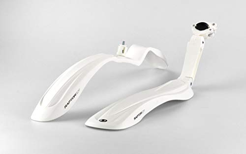 Simpla Unisex-Adult Raptor Schutzbleche, Weiß, 24-29 / Fahrrad Schutzblech Set (24-29), Universal Fahrradschutzblech, zum Schutz vor Spritzwasser & Schmutz