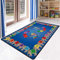 qunxun Cartoon Kinderteppich Schlafzimmer Nachtdecke Crystal Velvet Carpet 80 * 120Cm Elefanten Clown