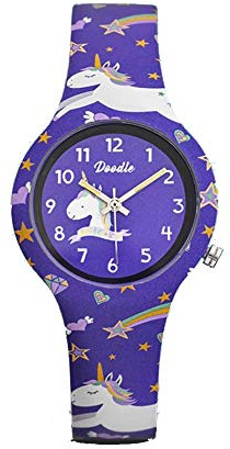 Doodle Rainbow Mood DO32006 Mädchen Violette Uhr