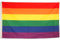 SCAMODA Party-, Freizeit- und Motiv-Flaggen aus wetterfestem Material, Outdoor-Fahne (Regenbogen) 150x90cm