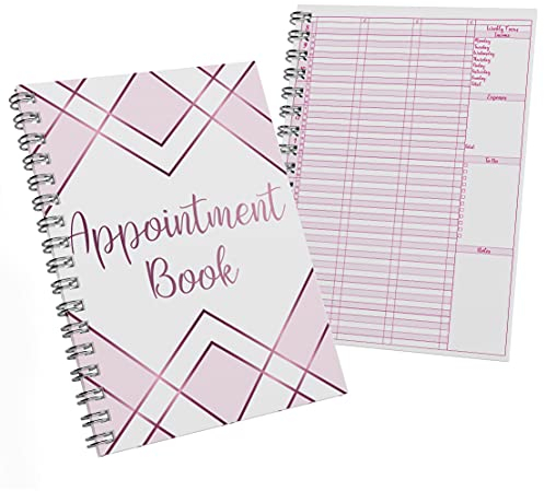 Undatiertes Termbuch Salons 15 Minuten Intervalle groß A4 Größe Beauty Salon Therapeuten Tagebuch