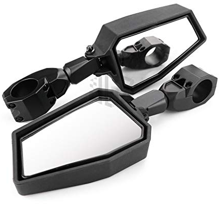 Tapef@ 1 Paar Rückspiegel Stoßfeste UTV-Seitenspiegel Für UTV Can-Am Maverick X3 Offroad-Zubehör Für Gehärtetes UTV-Glas Mit Hoher Schlagfestigkeit
