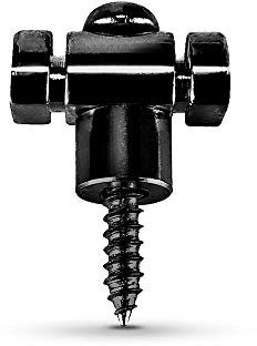 Hosco Barrel String Tree Stratocaster/Telecaster Compatible 2.5mm High - Black