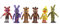 Zhongkaihua FNAF Figuren Set Schwester Location/Bear/Nightmare/Band im Spiel Charakter FNAF Ornamente für FNAF Fans