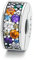 Kreuz-Charm, 925er-Sterlingsilber, Stopper-Charm-Clip, Abstandshalter, Charm für Pandora-Charm-Armband, Sterling-Silber