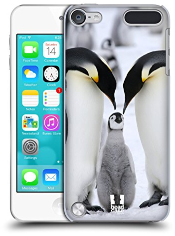 Head Case Designs Penguinfamilie Auf EIS Tierwelt Harte Rueckseiten Handyhülle Hülle Huelle kompatibel mit Apple iPod Touch 5G 5th Gen