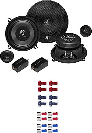 Hifonics VX 5.2E Auto Lautsprecher Boxen 320 Watt 13 cm 2 Wege Kompo passend für BMW 3er Touring (E36) 1988-2000 Seitliche Heckablage
