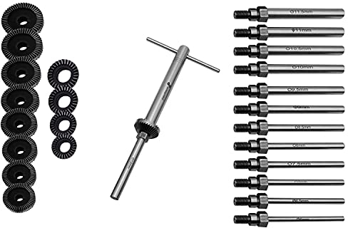 PAULIMOT Ventilsitzfräser-Set 45° und 90°, Ø 30 – 60 mm, 27-teilig