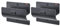 ALWORG Juego de 2 Ganchos de Pared para Escalera - Soporte Herramientas Pared Robusto | Gancho para Colgar Silla Plegable, Carro Bebé, Jardín