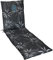 LILENO HOME Sonnenliege Auflage als [1er Set - Rollliege] in Blume Anthrazit-Weiß - Gartenliegen Auflage perfekt für Strandliege - Polster Auflage für Gartenliege (188x60x5cm)