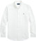 POLO RALPH LAUREN Men's Long Sleeve Classic Oxford Shirt, Basic White, XXL