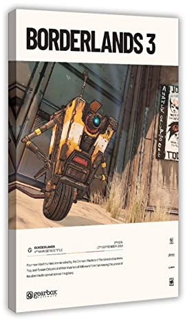 Borderlands 3 (2019) Videospiel-Poster, Leinwand, Poster, Schlafzimmer, Dekoration, Sport, Landschaft, Büro, Raumdekoration, Geschenkrahmen, 30 x 45 cm