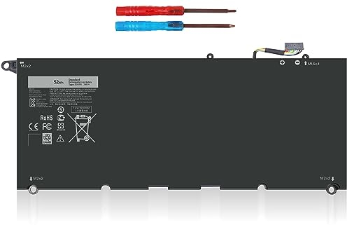DMKAOLLK XPS 13 9350 9343 JD25G 90V7W Akku für Dell XPS13 XPS 13 9343 9350 P54G JHXPY JHXPY53 5K9CP 05K9CP 090V7W XPS13D-9343-1708 13 D-9343-3708 13-9350-D1508G 13-9350-350 13-9350-D1608 13-9350