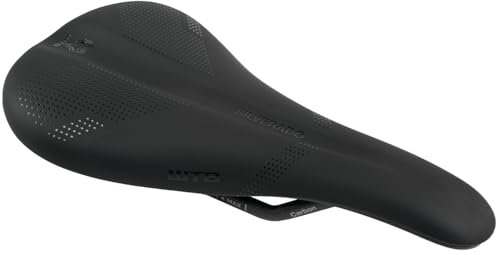 WTB Silverado 265 Medium Fusion Form Carbon Black Sattel - Bequeme dünne Polsterung, konturierte Form mit Einer Flex-Tuned Shell - Leichter MTB Sattel für optimale Unterstützung & Performance