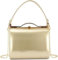 Patent Clutch Bag, LeahWard Women's Top Handle Clutch Bag, Chain Strap Cross Body Bag, Handbag Wedding Evening Bags 16688 (Gold Bag)