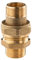 Messing Gewinde-Fitting Verschraubung gerade flachdichtend 3/4'AG - 3/4'AG (DN 20) - schwere Ausführung