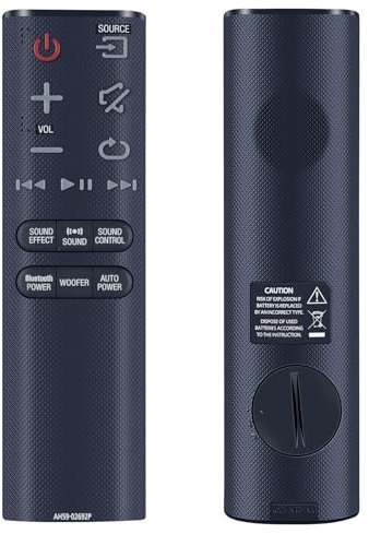 TCNOUMT AH59-02692P Remote Control Compatible for Samsung Audio Sound Bar System HW-JM35 HW-J450 HW-J460 HW-J550 HW-J6000 HW-J6001 HW-H430, Fit for Samsung Home Theater Replacement Remote Control
