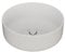LEMONBATH - Lavabo Sobre Encimera Redondo Blanco Brillo - Medidas 35 x 35 x 12 cm - Lavabo para colocar Sobre Encimera de Muebles de Baño - Lavabo de Ceramica - Lavabo para Grifo Lavabo Alto