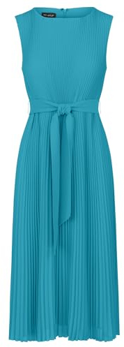 APART Midi-Plisseekleid in Midi Länge mit Allover Plissee Falten,