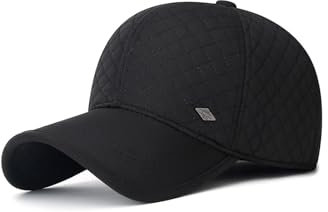 Utapossin Winter mit Ausklappbarem Ohrenschutz, Wintermütze Unisex Baseballmütze,Golf Cap Kappe Herrenbasecap Schirmmütze Wintercap Basecap