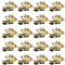 20pcs Weihnachtsbaumkerzenhalter Blumenförmige Goldkerzenhalter mit Clip Metal Weihnachtskerzenhalter für Weihnachtsbaumgeburtstagsfeier Dekorationen Goldkerzenhalter