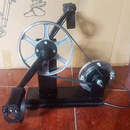 Tragbarer Notstromgenerator, Pedalgenerator, Stromerzeugung für Fitness, Fußbetrieben Generatoren, Bietet 12-V-Gleichstromschnittstelle, Kann 12-V-Gerät Tragen, Autoladegerät Mit 5-V-Ausgang, Stil 2
