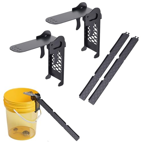 Makenook Walk The Plank Lot de 2 pièges à Souris en Forme de Seau – Piège à Rats sans cruauté – 18 litres ou Plus – Recouvre automatiquement – Réutilisable – pour intérieur et extérieur, poulailler