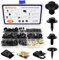 Bohoray 78pcs Karosserieschrauben Set, Auto Body Undertray Fender Schrauben, KFZ Blechmutter Schraube Mutter Clip Kit, Metall U Typ Befestigungsclip für Auto Stoßstange, Undertray, Türverkleidung