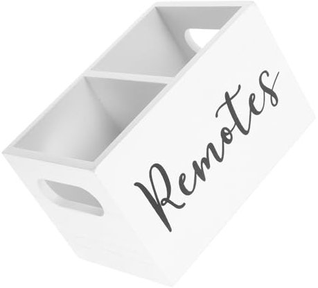 HYTROVE Organizer Per Telecomandi Legno Con Scomparti Scatola Porta Telecomando Per Salotto Design Elegante e Funzionale Per Mantenere Ordine La Tua Casa