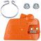 Mtanlo Couvercle de Pignon d'embrayage pour Husqvarna 235 235E 236 240 Tronçonneuse, Pièce de Rechange pour 525628901, Ensemble de Frein de Chaîne avec Écrou de Chaîne Universel M8 Ecrou