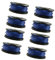 Rynplex Lot de 8 bobines et Accessoires de Fil for débroussailleuse Bosch Art 23 SL ART26SL ART23SL 00062 Bobine de Tondeuse à Gazon