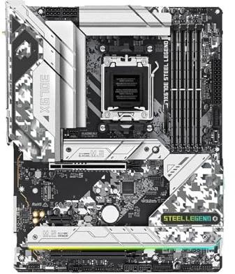 Fit For ASRock X670E STEEL LEGEND Motherboard X670 Support 7900 7800X3D 7700 7600X 7500F CPU 4xDDR5 7200MHz M.2 ATX AM5 PCIe 5.0 motherboard