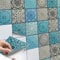 Fliesen Deko Fliesenaufkleber für Küche u. Bad I Fliesenfolie Fliesensticker Klebefliesen Mosaikfliesen Dekorfolie I 10x10 cm - Motiv Marokkanisch - 72 Stück