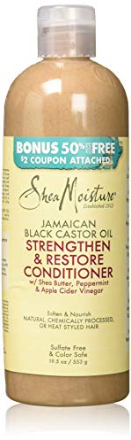 Shea Moisture Jamaican Black Castor Oil Strengthen Grow and Restore Conditioner 19.5 oz - Bigger Size
