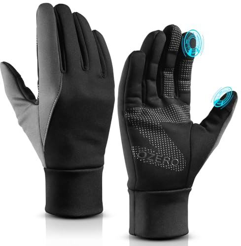 OZERO Damen Wasserdicht Thermohandschuhe, Touchscreen Winterhandschuhe Fahrhandschuhe Fahrradhandschuhe Laufhandschuhe…