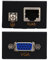 Denash Extender VGA - 60 m (196 ft) - Cavo Ethernet CAT-5/6 per Trasmettitore Trasmettitore Extender RJ45 Piccolo