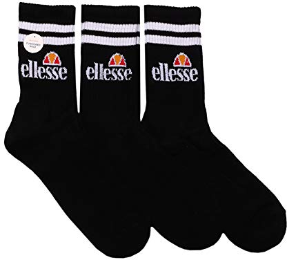 ellesse Unisex Pullo 3pk Socken, Schwarz, 2023-12-14 00 EU