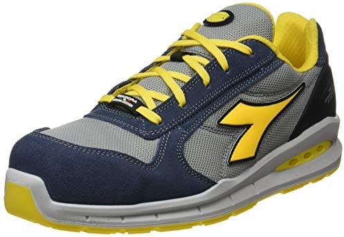 Diadora Run Net Airbox Low S1p Src, Scarpe da Ginnastica Uomo, Blu, 37 EU