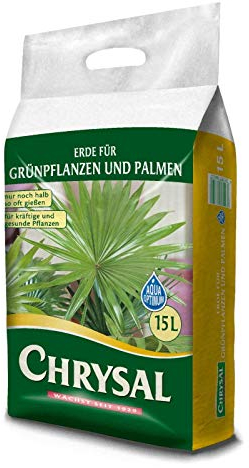 Chrysal Erde für Grünpflanzen und Palmen - 15 Liter