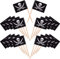 Jieddey Zahnstocher Flaggen,100 PCS Pirat Flaggenpicker Kleine Zahnstocher Käse Marker Flaggen Deko für Party Hochzeit Weihnachten Holleween Ostern