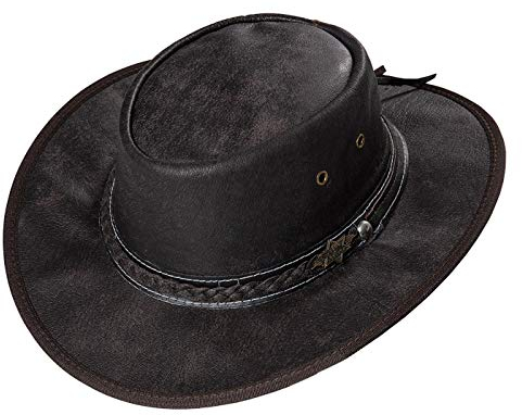 Stars und Stripes Lederhut Westernhut Cowboyhut »Blake« Gr.S