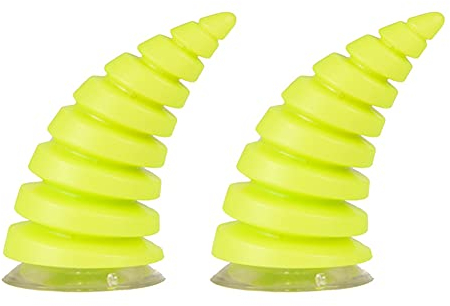 Motorradhelm Hörner,Asudaro 2St Motorrad Helm Hörner Eckdekoration Motorradhelm Devil Demon Horn mit Saugnapf Devil Horn Helm Dekoration Helm Hörner Dekoration Motorradhelm Dekoration Zubehör,Cyan