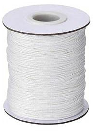 1.5mm & 2mm Roman Blind Cord String In White (1.5mm, 50 Meters) | White Roman blind cord string in 1.5mm, 50M length. Strong and durable replacement cord for blind repairs.
