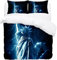 Freiheitsstatue Usa Liberty Bettwäsche-Set für Kingsize-Bett, weiche Mikrofaser, Bettbezug mit Kissenbezügen, Bettwäscheset